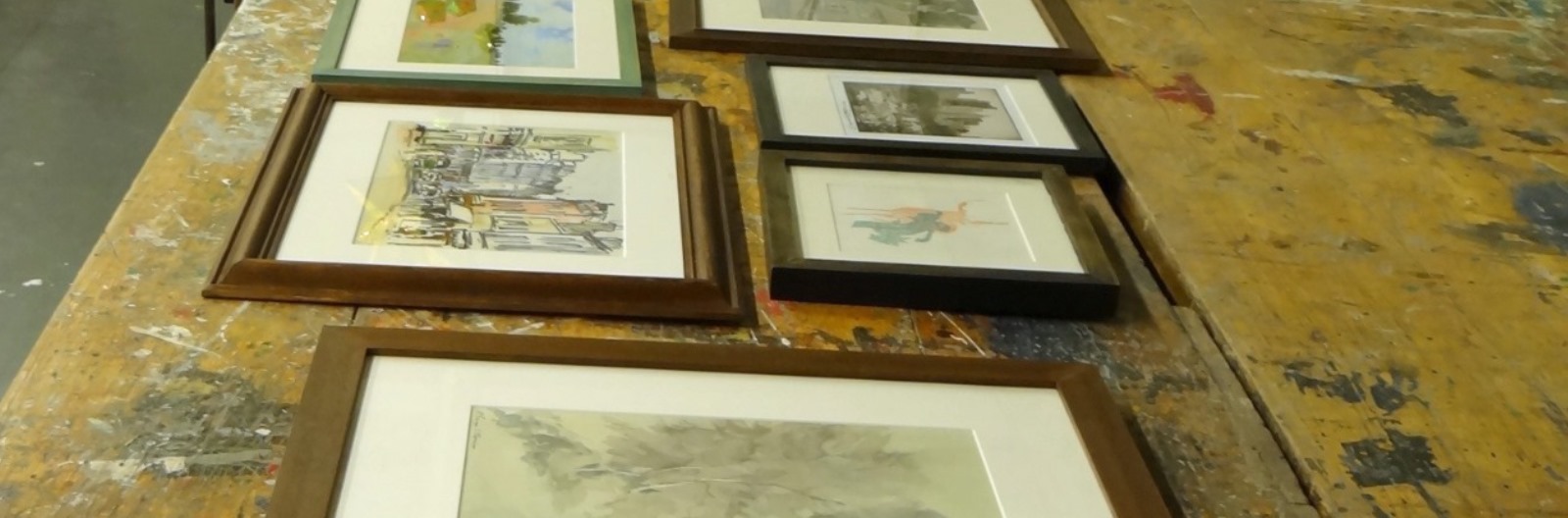 Picture framing watercolour